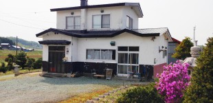 長閑な棚田の景色に囲まれて